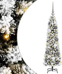 vidaXL Τεχνητό Χριστουγεννιάτικο Δέντρο με 150 LED Λευκό 120 cm