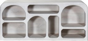 ΜΠΟΥΦΕΣ HANDYR HM9705 ΜΑΣΙΦ ΞΥΛΟ MANGO ΣΕ ΛΕΥΚΟ ΧΡΩΜΑ 165x35x75Yεκ.