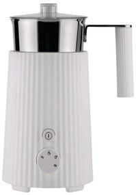 Συσκευή Για Αφρόγαλα Plissé MDL13 W 17x12x22,5cm 350ml White Alessi Ατσάλι,Πλαστικό