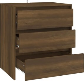 vidaXL Μπουφές Καφέ Δρυς 70x41x75 εκ. από Επεξεργασμένο Ξύλο