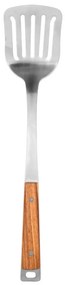 Σπάτουλα Τρυπητή Ανοξείδωτη Allure 01-27889 7,6x7,6x37cm Inox-Natural Estia Ατσάλι,Ξύλο