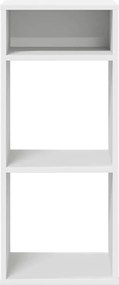 ντουλάπι βιβλίων vidaXL Λευκό 34x31x80 cm Κατασκευασμένο ξύλο