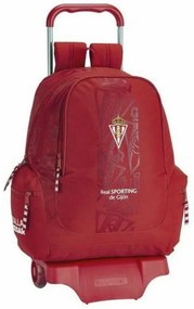 Σχολική Τσάντα με Ρόδες 905 Real Sporting de Gijón Κόκκινο