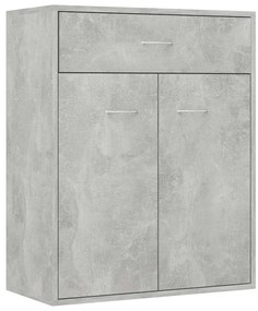 vidaXL Ντουλάπι Γκρι του Σκυροδέματος 60 x 30 x 75 εκ. από Επεξ. Ξύλο
