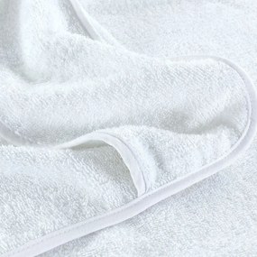 Πετσέτες Θαλάσσης 4 τεμ. Λευκές 60 x 135 εκ. Ύφασμα 400 GSM - Λευκό