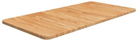 vidaXL Πάγκος Μπάνιου Αν. Καφέ 80x40x1,5 εκ. Επεξ. Μασίφ Ξύλο