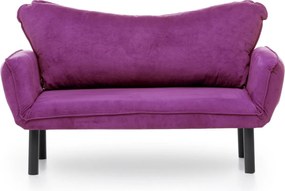 Διθέσιος Καναπές Κρεβάτι Μοβ CHATTO 70x150x75