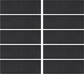 vidaXL Πατάκια Σκάλας 10 τεμ. 25 x 75 εκ. από Καουτσούκ