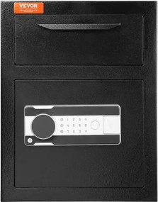 VEVOR 1.7 C Depository Safe Deposit Safe with Drop Slot Passwords and Keys