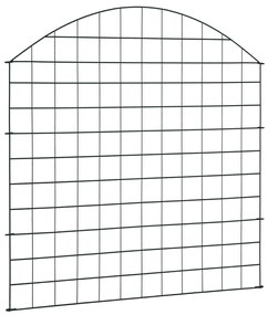 vidaXL Περίφραξη Κήπου Αψίδα Σετ Πράσινη 77,5 x 78,5 εκ.