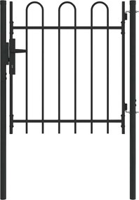 vidaXL Πύλη Φράχτη με κλειδαριά Boxtel Γκρι 103 x 150 cm