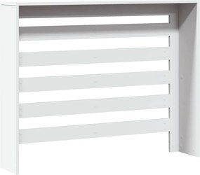 vidaXL Καπάκι Καλοριφέρ Λευκό 104 x 20 x 82 cm Επεξεργασμένο Ξύλο