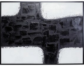 Πίνακας Crossroads Ασπρόμαυρος 120x4x90 εκ.