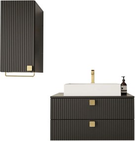 Σετ μπάνιου Gariano IV-Μαύρο