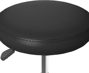 vidaXL Καρέκλες Τραπεζαρίας 2 τεμ. Μαύρες Συνθ. Δέρμα