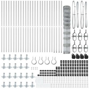 vidaXL Στύλος Περιφράξεων Γαλβανισμένο 50 x 1,2 m Ατσάλι