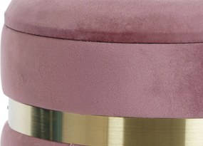 Υποπόδια DKD Home Decor 36 x 36 x 44 cm πολυεστέρας Βελούδο Ξύλο MDF