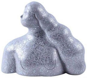 Διακοσμητική Φιγούρα Cheveu 022783 20x10x19cm Silver Πολυρεσίνη