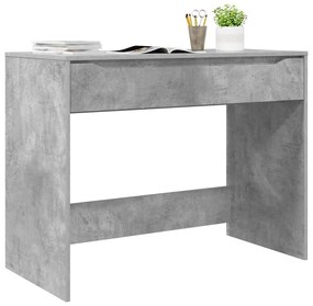 vidaXL Γραφείο Σκυρόδεμα Γκρι 100 x 50 x 78 εκ Επεξεργασμένο ξύλο