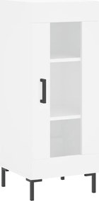 vidaXL Ντουλάπι Λευκό 34,5 x 34 x 180 εκ. από Επεξεργασμένο Ξύλο