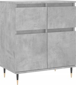 vidaXL Ντουλάπι Γκρι Σκυροδέματος 60x35x70 εκ. Επεξεργασμένο Ξύλο
