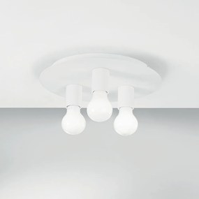Φωτιστικό Οροφής - Πλαφονιέρα I-Strike-PL3-BCO E27 86x30cm White Luce Ambiente Design