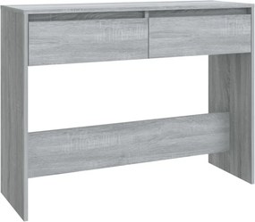 vidaXL Τραπέζι Κονσόλα Γκρι Sonoma 100x35x76,5 εκ. Επεξεργ. Ξύλο