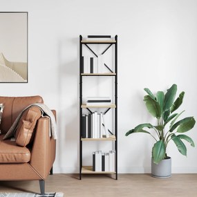 vidaXL Βιβλιοθήκη Sonoma Δρυς 40 x 30 x 153 εκ Επεξεργασμένο ξύλο