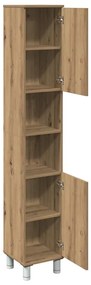 vidaXL Ντουλάπι μπάνιου Artisan Oak 30x30x179 cm Κατασκευασμένο ξύλο
