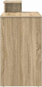vidaXL Γραφείο Δρύς Sonoma 120,5 x 44 x 88,5 εκ Επεξεργασμένο ξύλο
