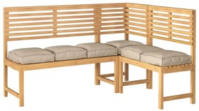 vidaXL Μαξιλάρι παλέτας για κάθισμα 6 pcs Taupe 40 x 40 x 8 εκ.