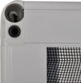 vidaXL Σήτα Παραθύρου Πλισέ 120 x 120 εκ. από Αλουμίνιο