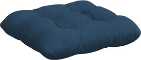vidaXL Μαξιλάρια καθισμάτων 4 pcs Ύφασμα Μπλε 45 x 45 x 12 εκ.