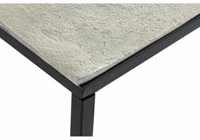 Τραπεζάκι Καφέ DKD Home Decor Μέταλλο Αλουμίνιο (111,7 x 61 x 43 cm)
