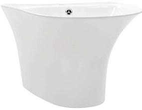 vidaXL Λεκάνη Λευκό 47 x 45 x 37 εκ Γυαλιστερή Κεραμική