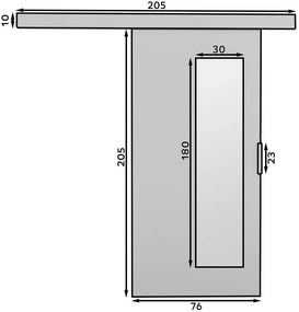 Συρόμενη πόρτα Valleta - Leuko