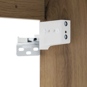 vidaXL Ντουλάπι Μπάνιου Ενδιάμεσο Artisan Δρυς 30 x 41 x 50 εκ.