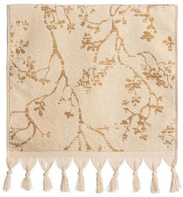 Πετσέτα Livery Curry Nef-Nef Homeware Προσώπου 50x90cm 100% Βαμβάκι