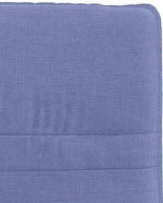 vidaXL Καρέκλες τραπεζαρίας 2 τεμάχια τζιν μπλε ύφασμα