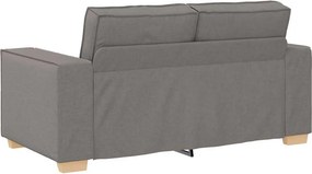 vidaXL Διθέσιος Καναπές 160x78x84 εκ. Ύφασμα, Μπεζ