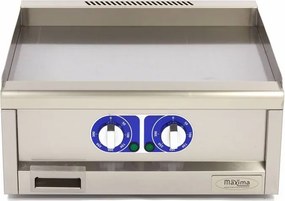 Commercial Grade Griddle - Smooth - Double Unit - 60cm Deep - Electric - 400V