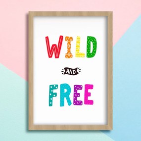 Παιδικό Πόστερ Wild &amp; Free KD103 13cm x 18cm Εκτύπωση Πόστερ (χωρίς κάδρο)