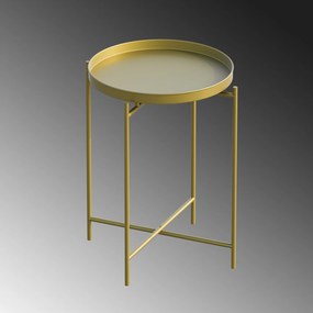 Τραπεζάκι Σαλονιού Χρυσό SHB 46x46x56