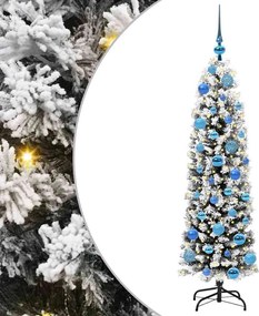 vidaXL Τεχνητό Χριστουγεννιάτικο Δέντρο με 150 LED Πράσινο 150 cm