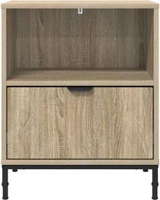 vidaXL Κομοδίνο Sonoma Δρυς 49 x 36 x 61 εκ Επεξεργασμένο ξύλο