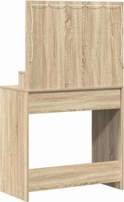 vidaXL Τραπέζι περιποίησης Δρύς Sonoma 79 x 41 x 135 εκ.