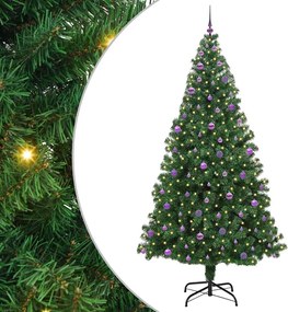 vidaXL Τεχνητό Χριστουγεννιάτικο Δέντρο με 300 LED Πράσινο 240 cm