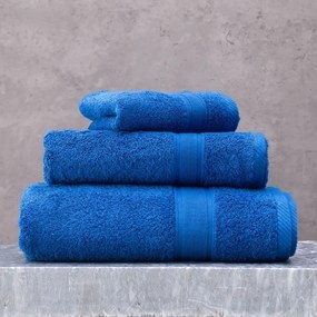 Πετσέτα Illusion Blue Ρυθμός Προσώπου 50x90cm 100% Cotton