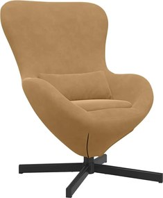 vidaXL Κάθισμα-αυγό Καφέ 63 x 73 x 90 εκ Βελούδο