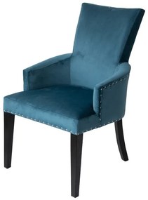 Πολυθρόνα υφασμάτινη μπλε 63.5 * 68.6 * 99.1cm
